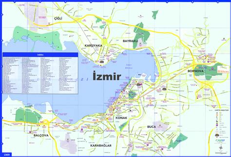 izmir turkey map